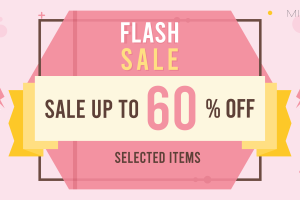 WEEKEND FLASH SALE - SALE UP TO 60% SELECTED ITEMS