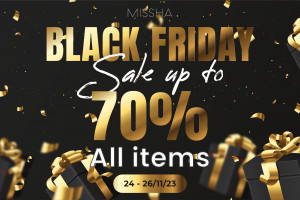 BLACK FRIDAY SALE UP TO 70% ALL ITEMS