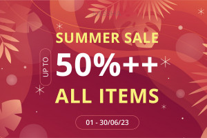 SUMMER SALE UP TO 50%++ ALL ITEMS