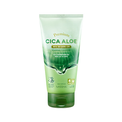 MISSHA Premium Cica Aloe Foaming Cleanser